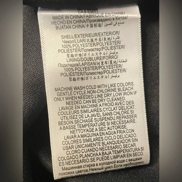 BCBGeneration Pink Black Floral design Mini square neck puff sleeves Sz 10 PTP19 - Picture 4 of 4